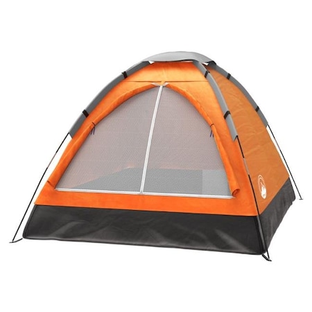 Wakeman Wakeman Outdoors 75-CMP1081 2-Person Dome Tent; Orange 75-CMP1081